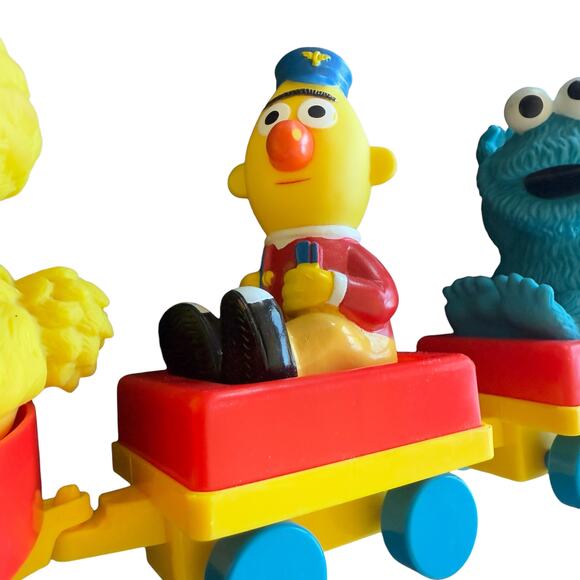 Tyco Preschool Sesame Street Train Big Bird Bert Cookie Monster 1994 - Picture 3 of 11